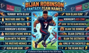 Bijan Robinson Fantasy Team Names