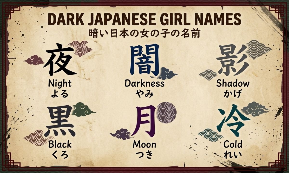 Dark Japanese Girl Names