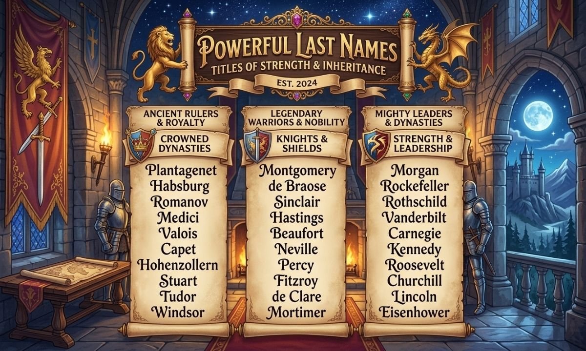 Powerful Last Names