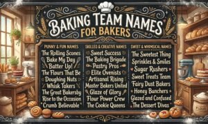 Baking Team Names for Bakers