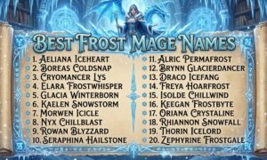 Best Frost Mage Names