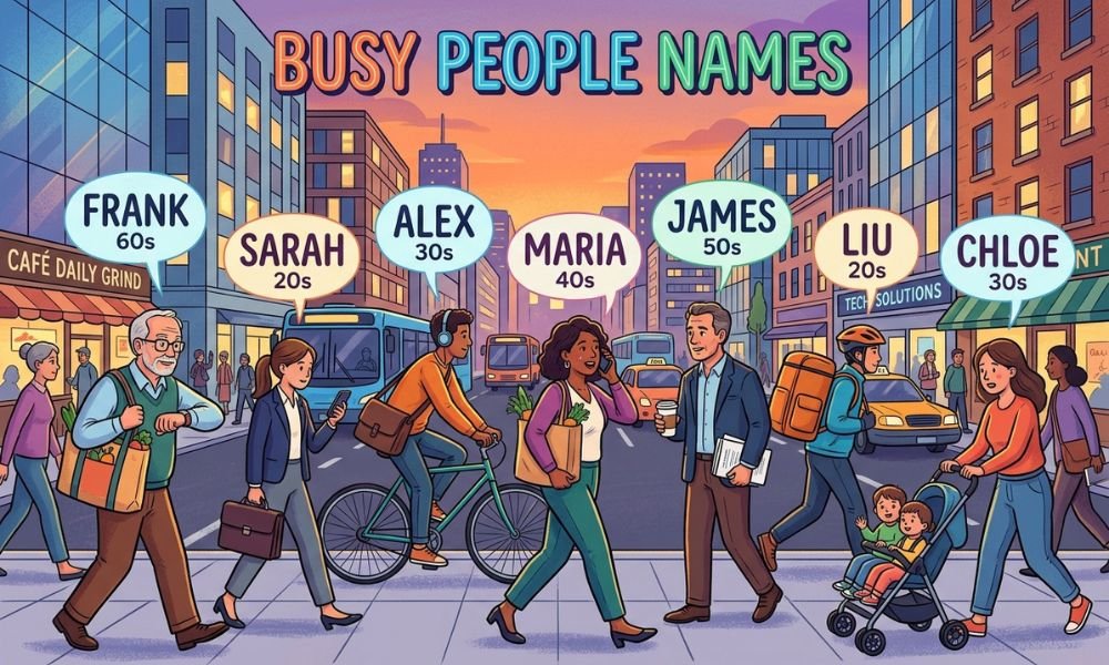 Busy People Names