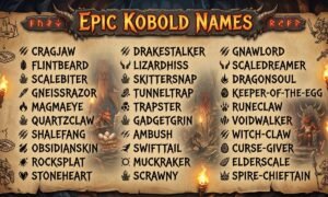 Epic Kobold Names