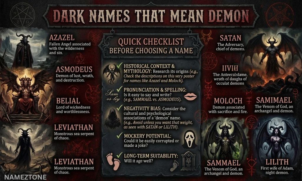 Quick Checklist Before Choosing a Name