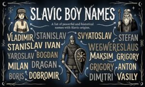Slavic Boy Names