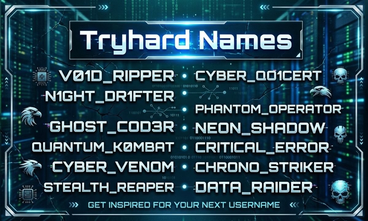 Tryhard Names