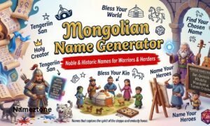 Mongolian Names